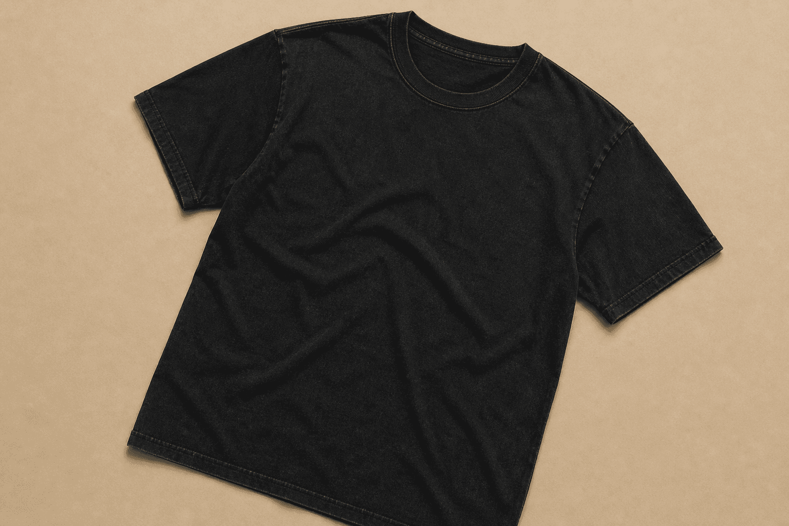 Blank tee mockup, design studio preview